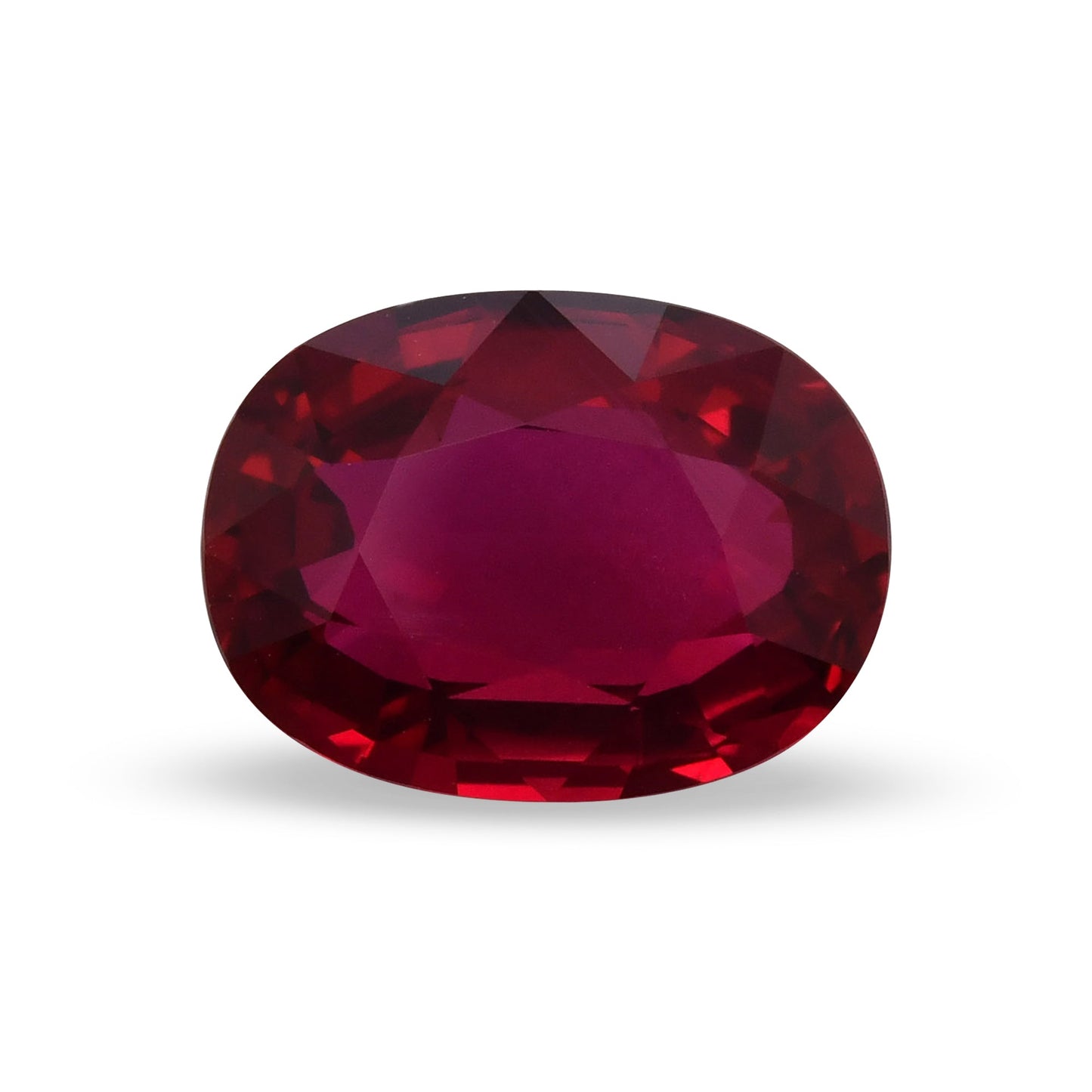 4.04 Carat Red MOZAMBIQUE Oval Ruby CD