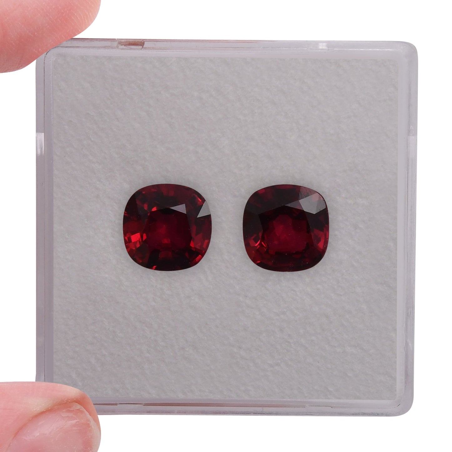 2.45 Carat Red MOZAMBICAN Cushion Ruby CD