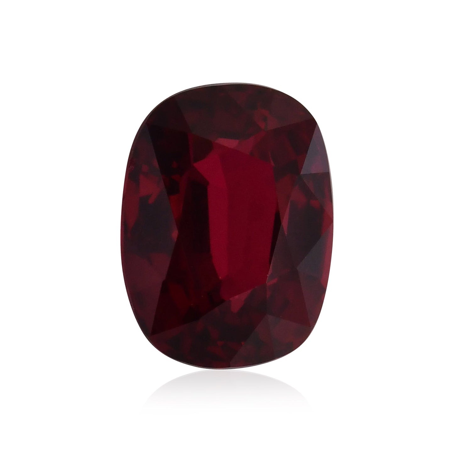 2.61 Carat Red MOZAMBIQUE Cushion Ruby CD