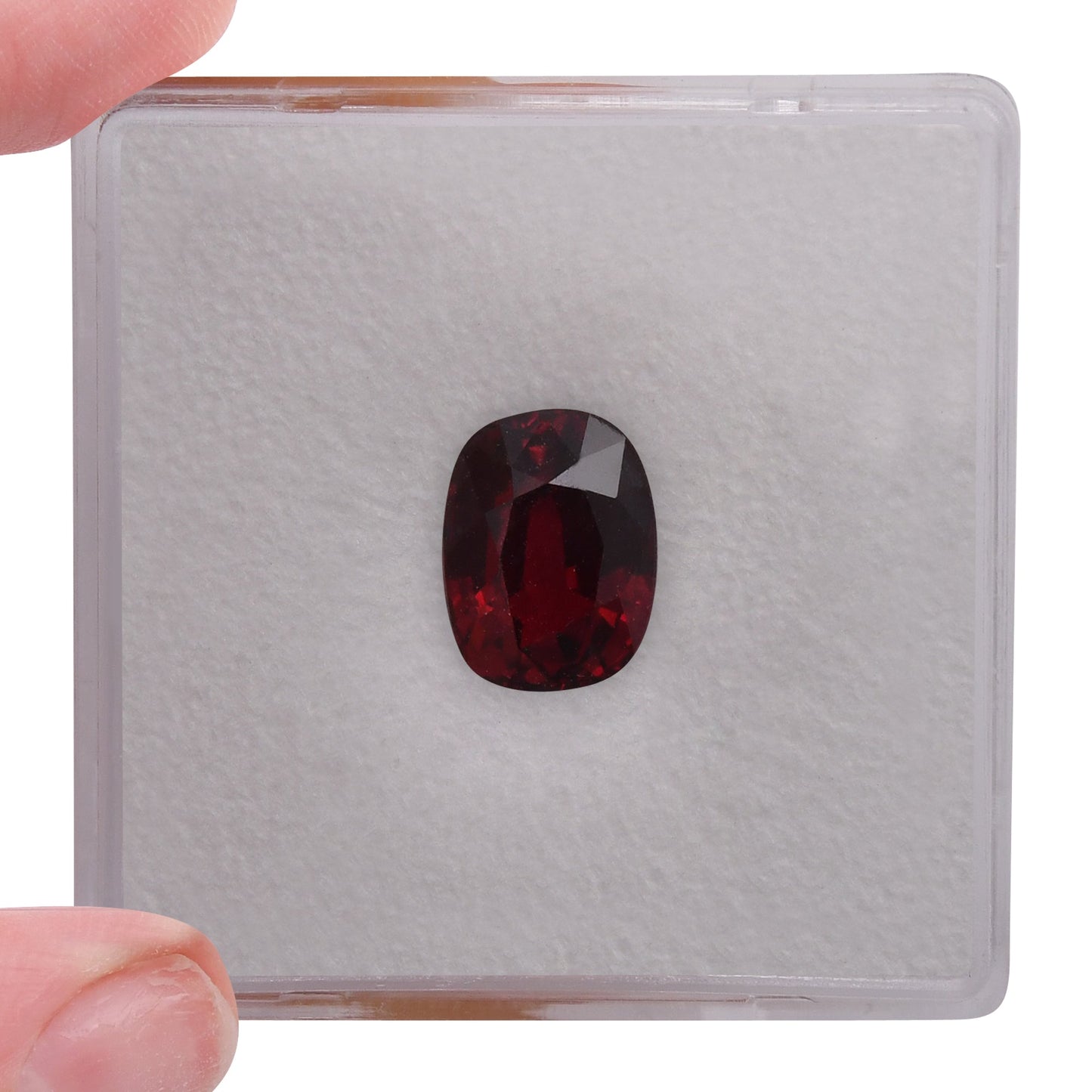 2.61 Carat Red MOZAMBIQUE Cushion Ruby CD