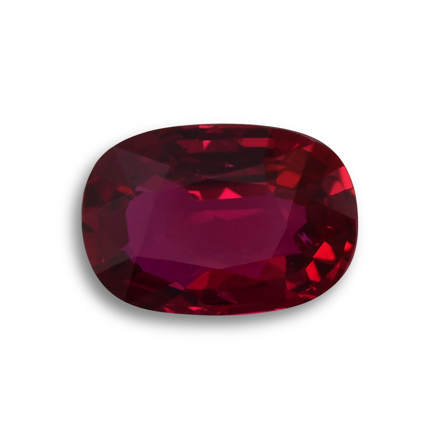 2.22 Carat Red MOZAMBIQUE Cushion Ruby CD No Heat