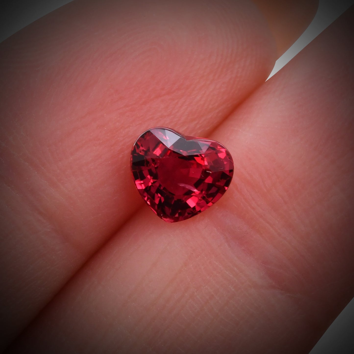 1.33 Carat Red MOZAMBIQUE Heart Ruby CD