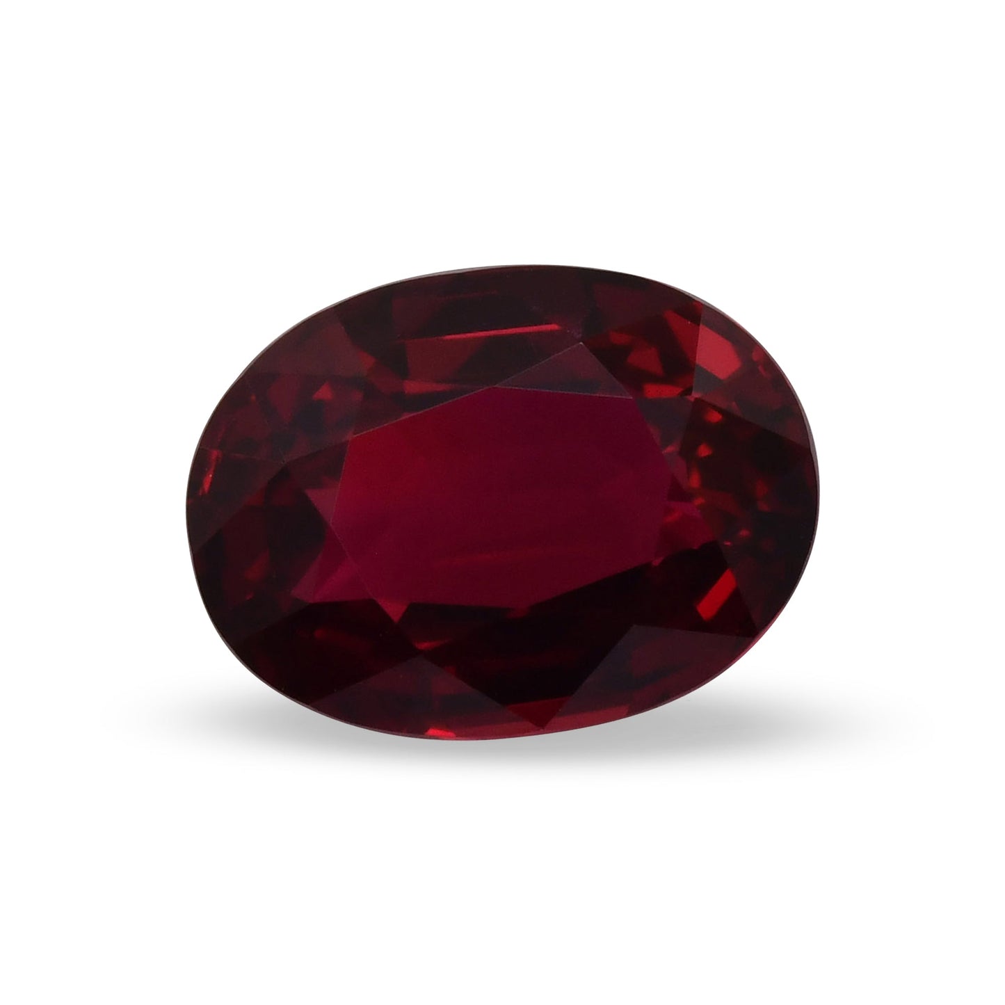 4.03 Carat Red MOZAMBIQUE Oval Ruby CD