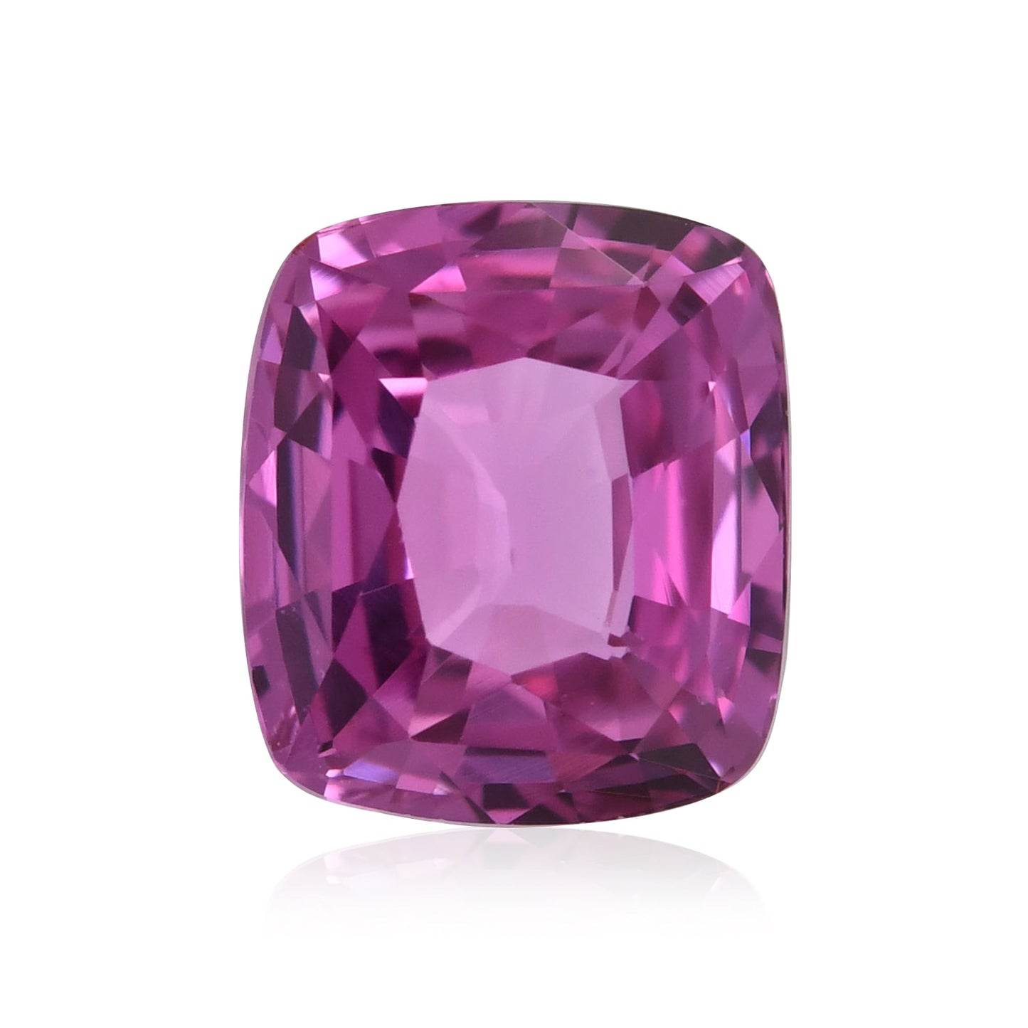 2,07 Karat rosafarbener MADAGASKAR-Kissen-Saphir