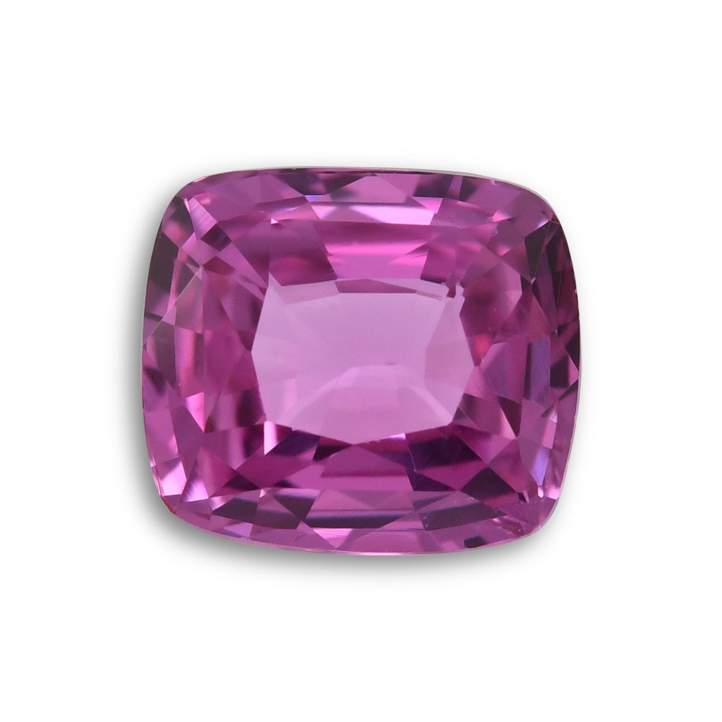 2,07 Karat rosafarbener MADAGASKAR-Kissen-Saphir