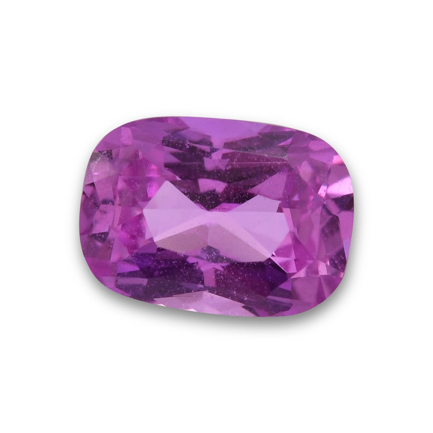 2,15 Karat rosafarbener MADAGASKAR-Kissen-Saphir