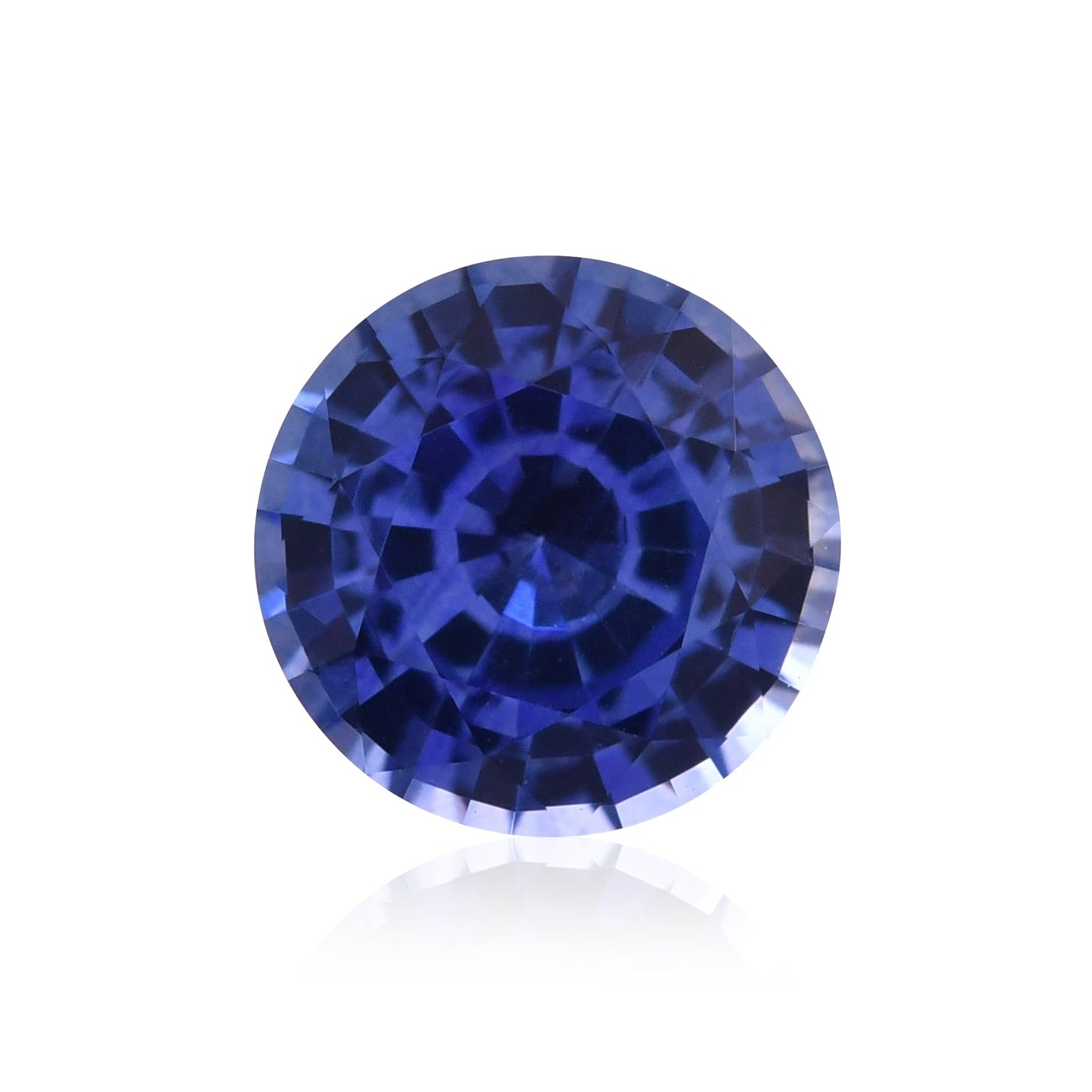 1,02 Karat blauer runder Saphir aus Sri Lanka