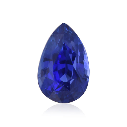 1.58 Carat Blue SRI LANKAN Pear Sapphire