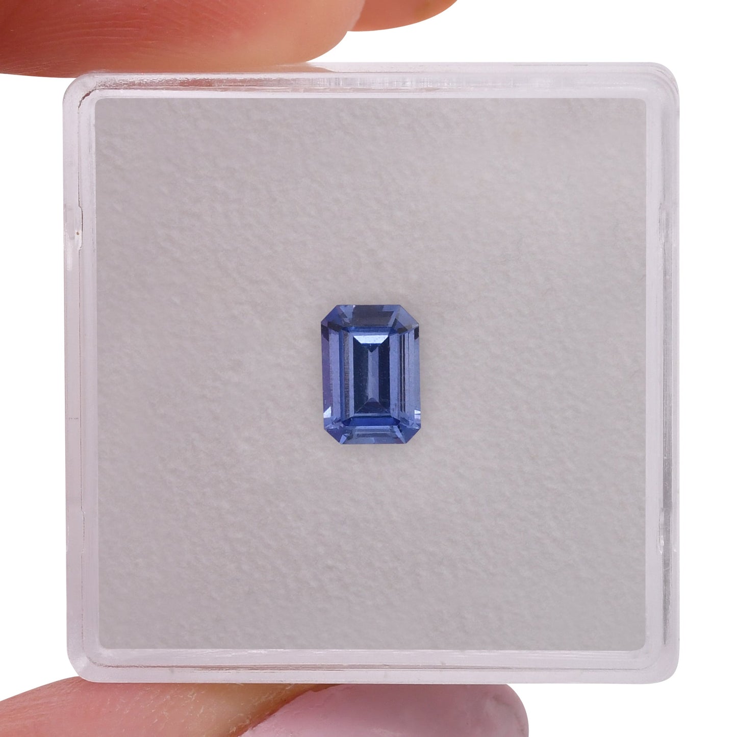 0,80 Karat blauer Smaragd-Saphir aus Sri Lanka