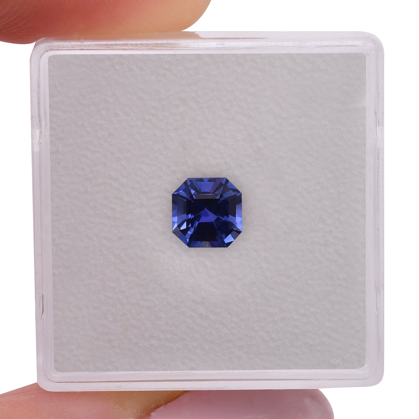 1.05 Carat Blue SRI LANKAN Sq. Emerald Sapphire