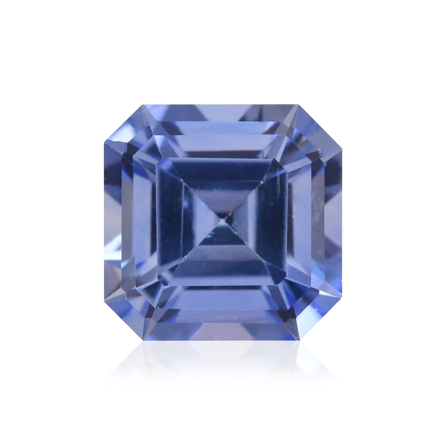 1.34 Carat Blue SRI LANKAN Sq. Emerald Sapphire