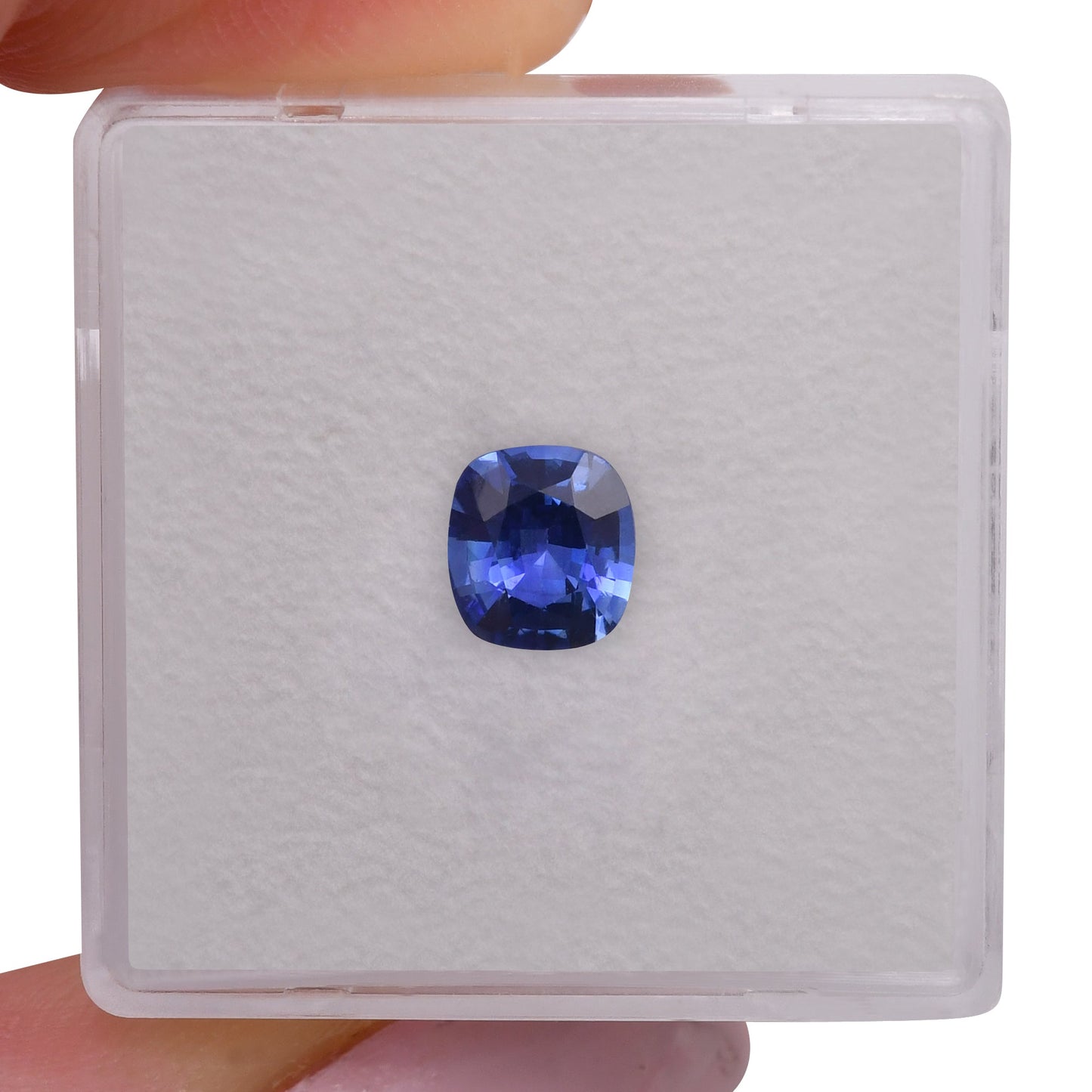 1,03 Karat blauer Kissen-Saphir aus Sri Lanka