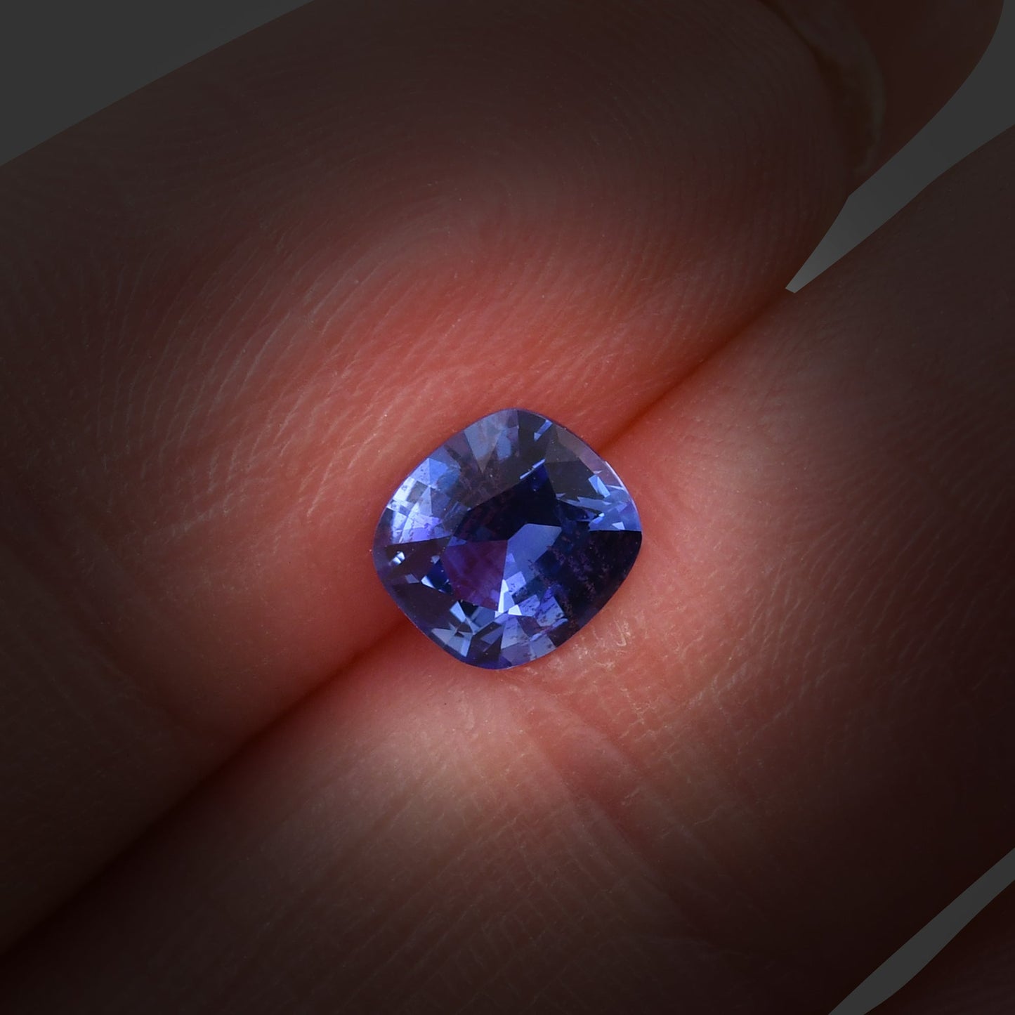 1,03 Karat blauer Kissen-Saphir aus Sri Lanka