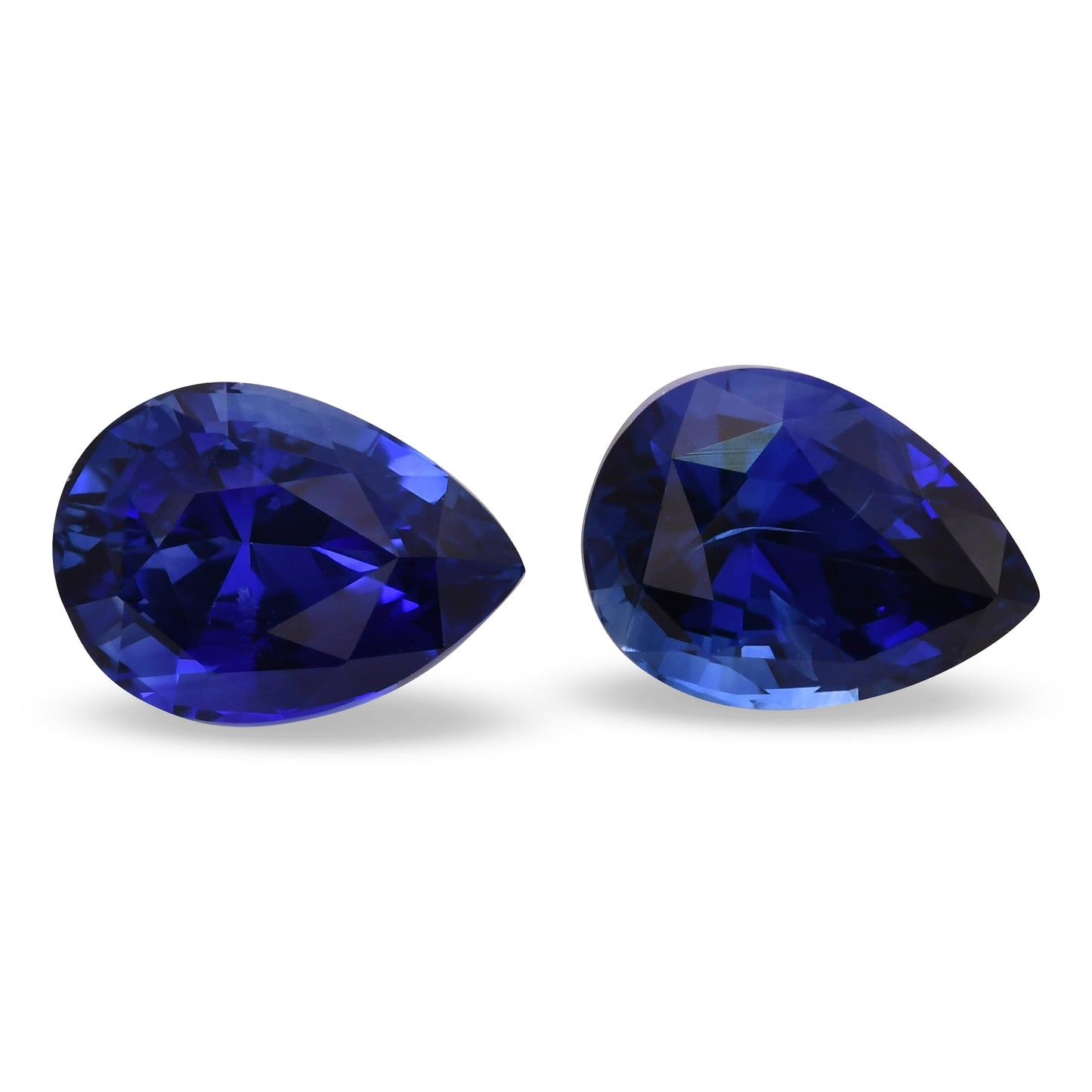 2,86 Karat blauer birnenförmiger Saphir aus Sri Lanka