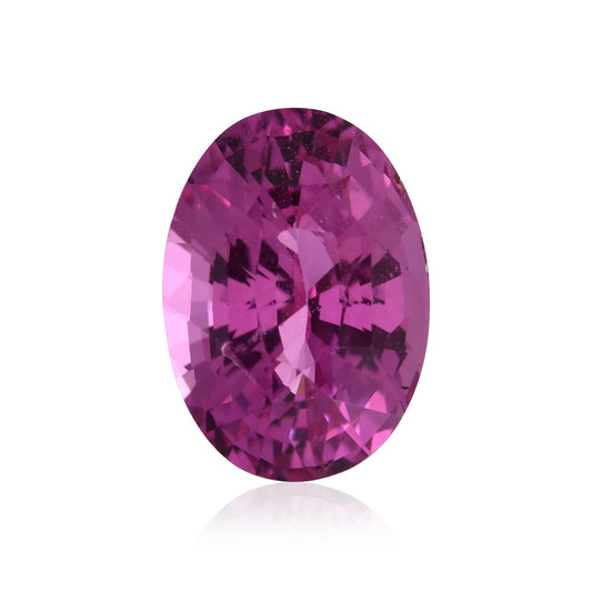 2,04 Karat rosafarbener ovaler Saphir aus Madagaskar