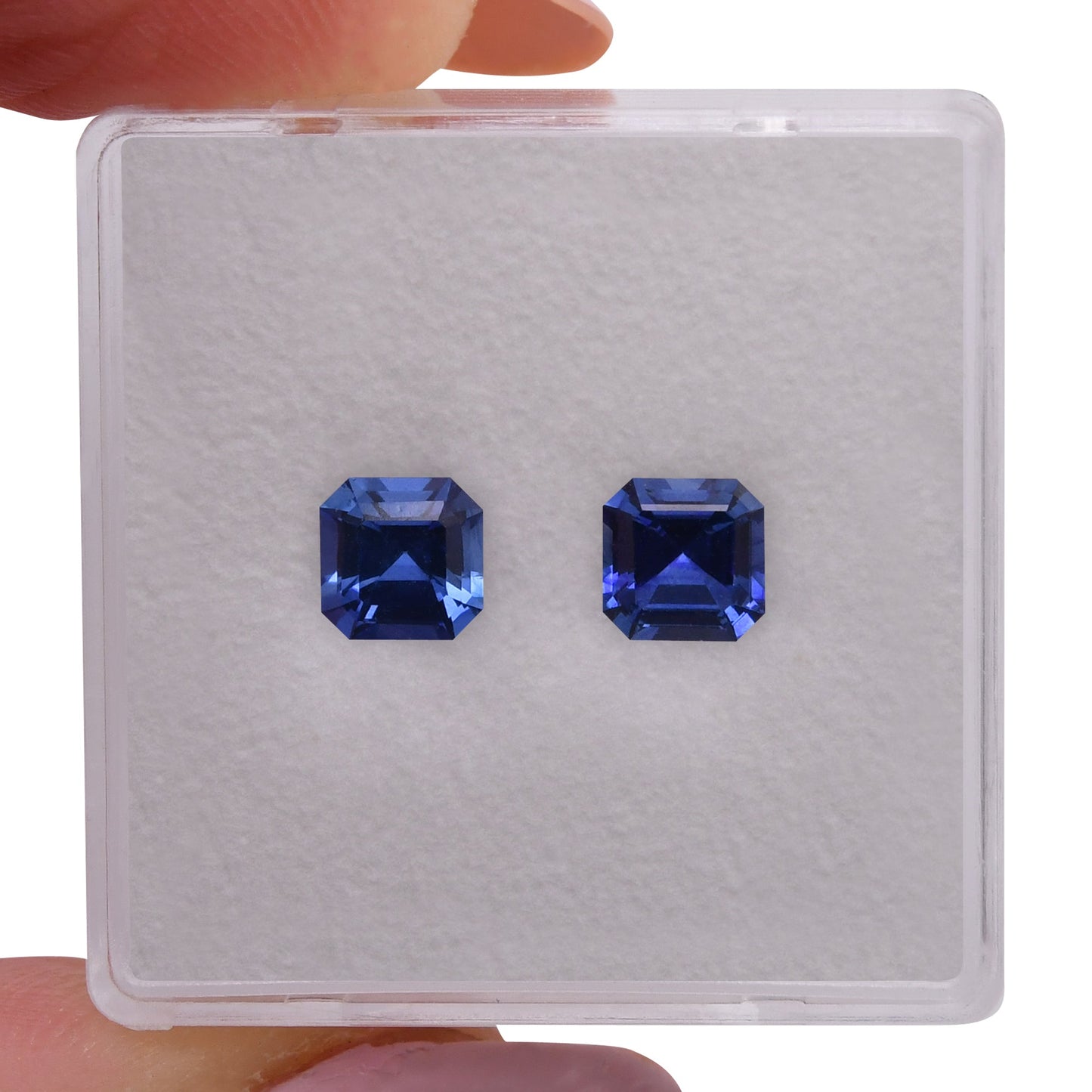 1.43 Carat Blue SRI LANKAN Sq. Emerald Sapphire