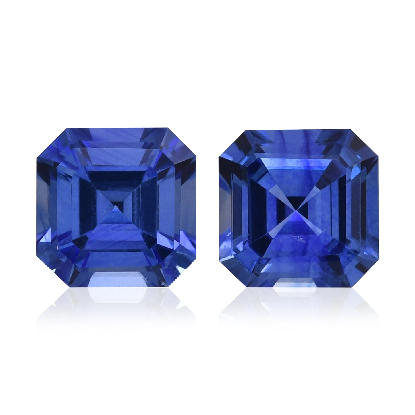 1.43 Carat Blue SRI LANKAN Sq. Emerald Sapphire