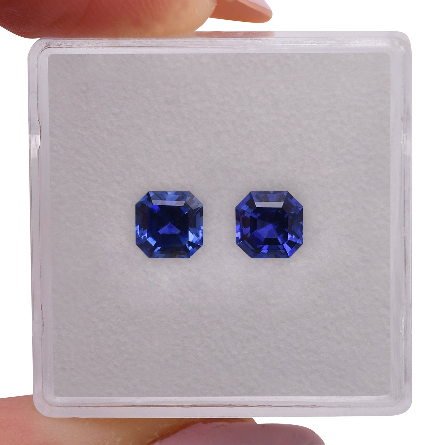 1.56 Carat Blue SRI LANKAN Sq. Emerald Sapphire
