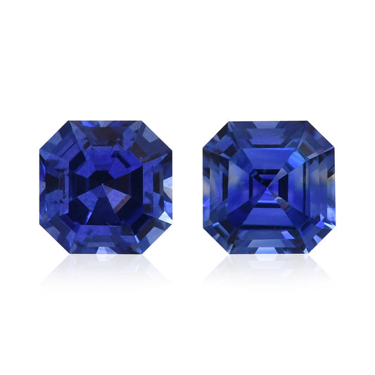 1.56 Carat Blue SRI LANKAN Sq. Emerald Sapphire