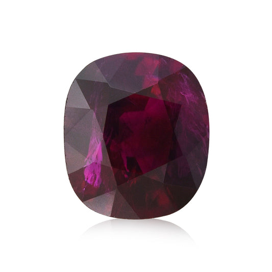 1,45 Karat roter Kissen-Rubin GRS