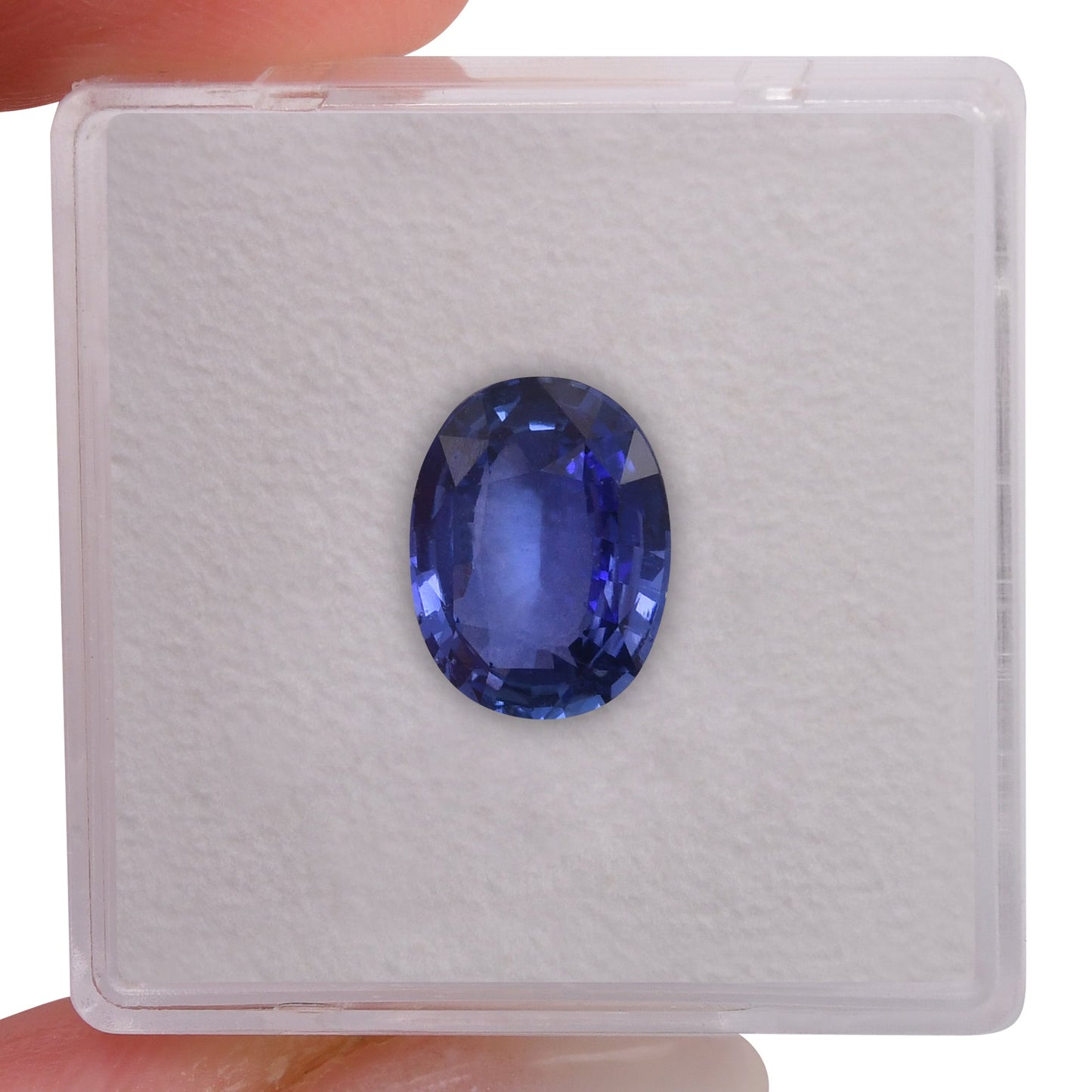 2,76 Karat blauer ovaler Saphir aus Sri Lanka (CD)