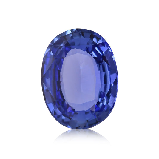 2,76 Karat blauer ovaler Saphir aus Sri Lanka (CD)