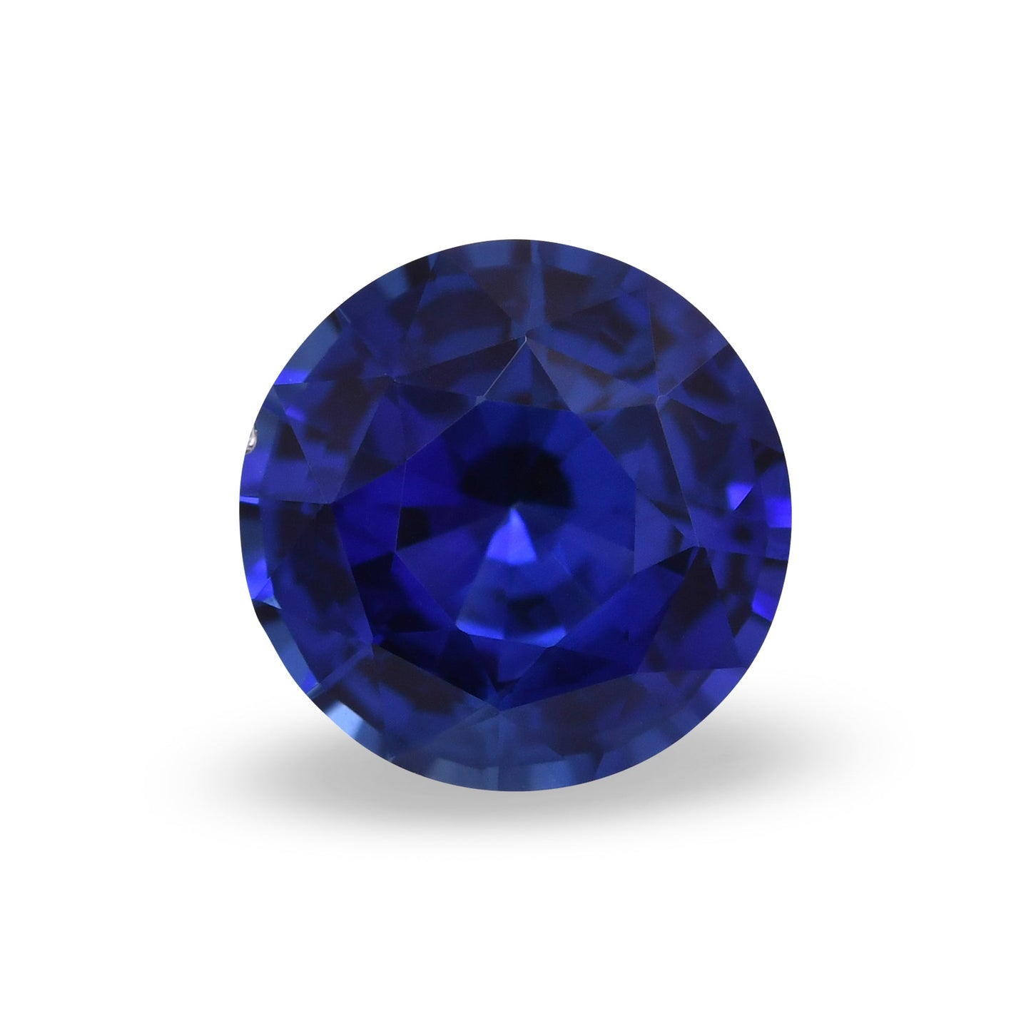 1,39 Karat blauer runder Saphir aus Sri Lanka