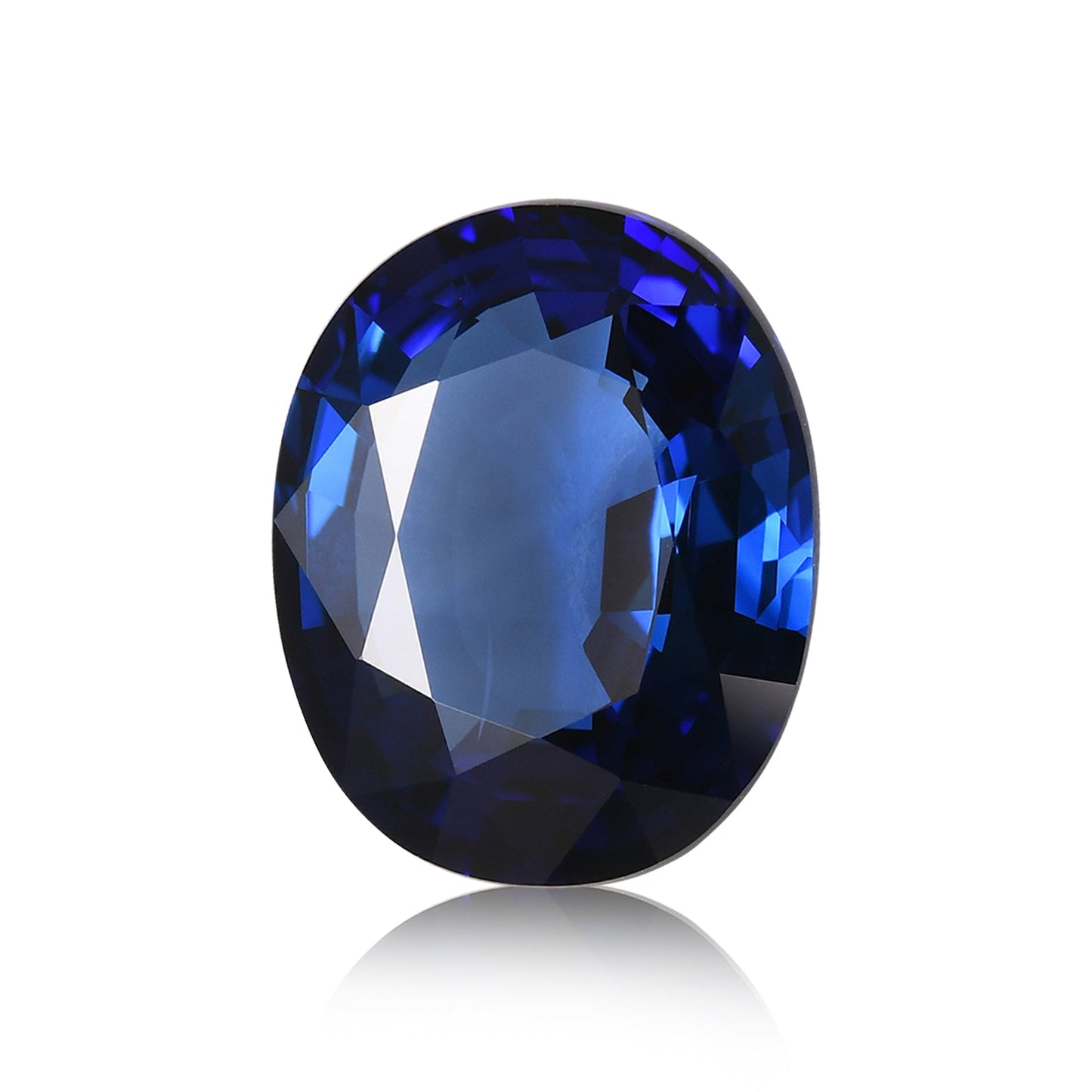 6,58 Karat blauer ovaler Saphir aus Sri Lanka (GRS)