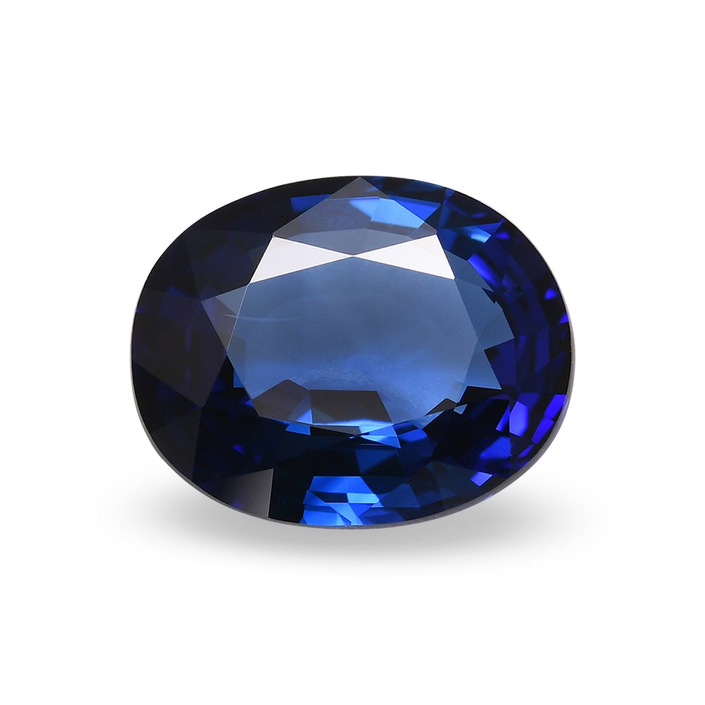 6,58 Karat blauer ovaler Saphir aus Sri Lanka (GRS)