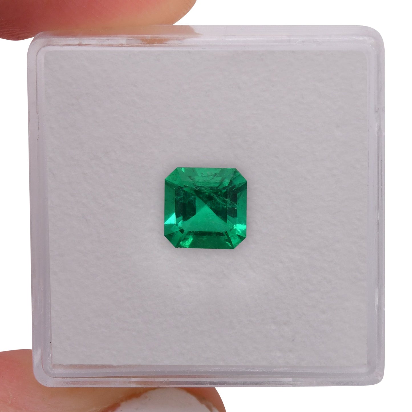 1,12 Karat Grüner kolumbianischer Smaragd Muzo Emerald CD