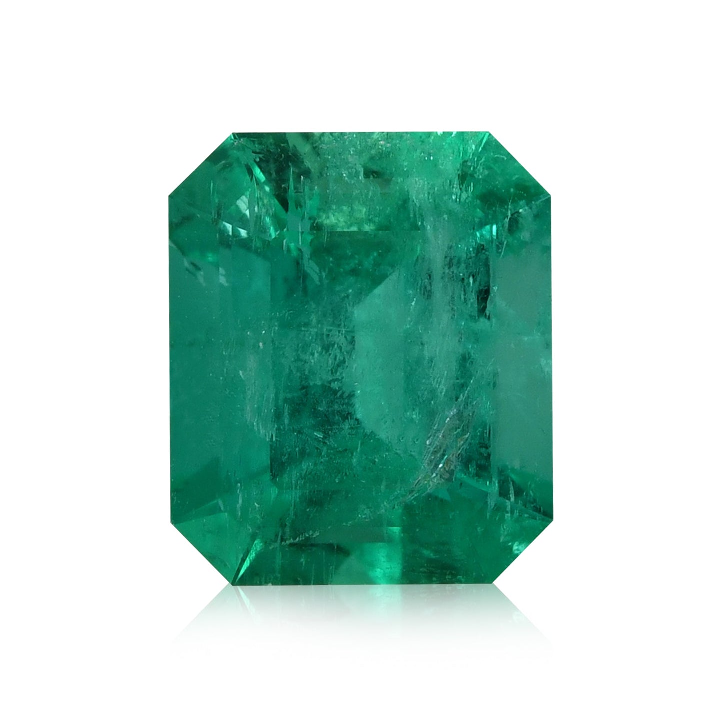3,00 Karat Grüner kolumbianischer Smaragd Muzo Emerald CD