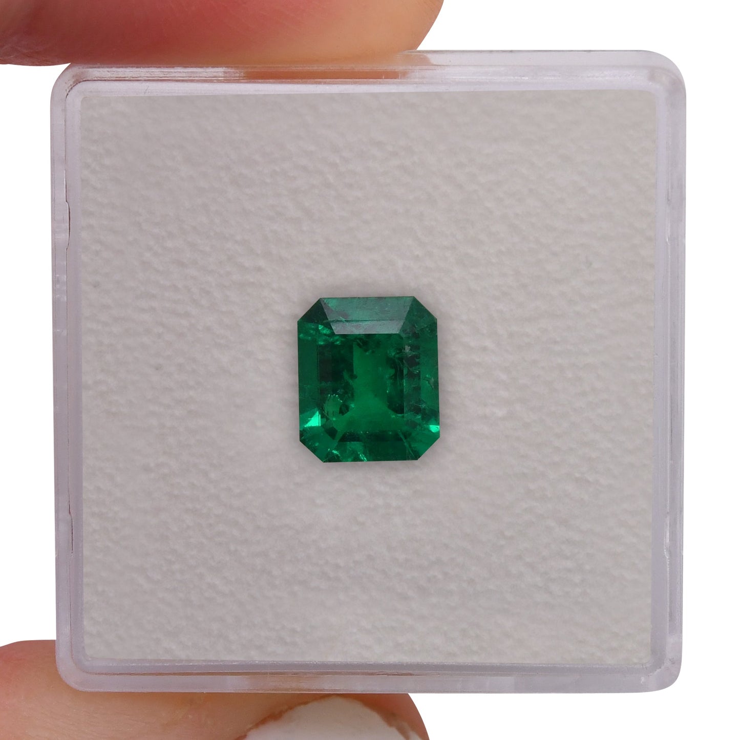 1,19 Karat Grüner kolumbianischer Smaragd Muzo Emerald CD