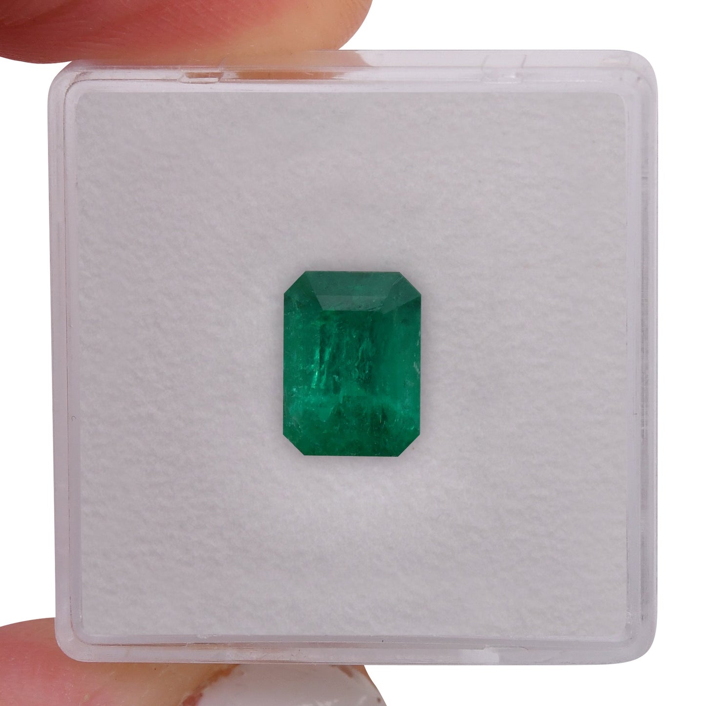 1,75 Karat Grüner kolumbianischer Smaragd Muzo Emerald CD