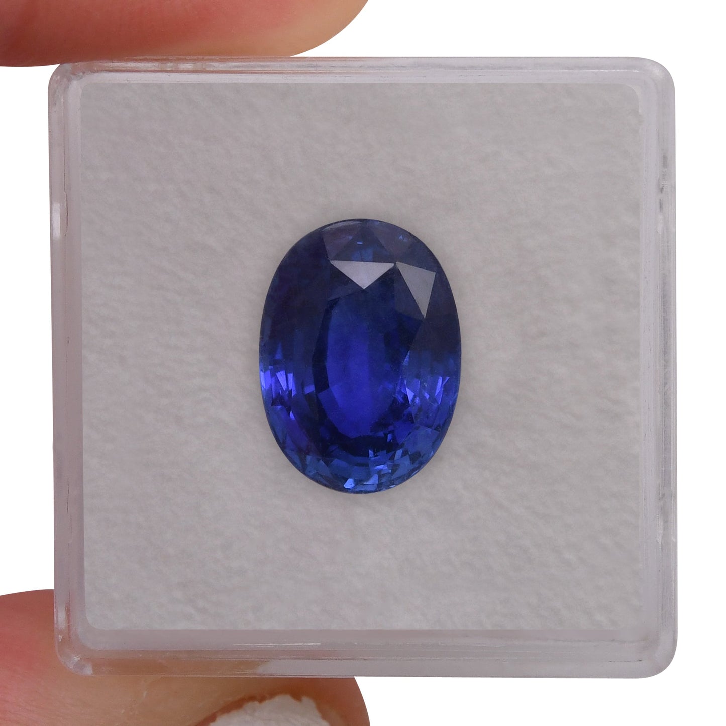 6,58 Karat blauer ovaler Saphir aus Sri Lanka (AGL)