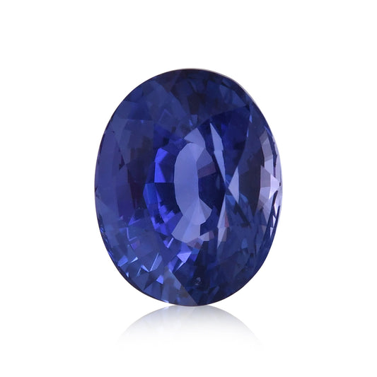 9,28 Karat blauer ovaler Saphir aus Sri Lanka (CD)