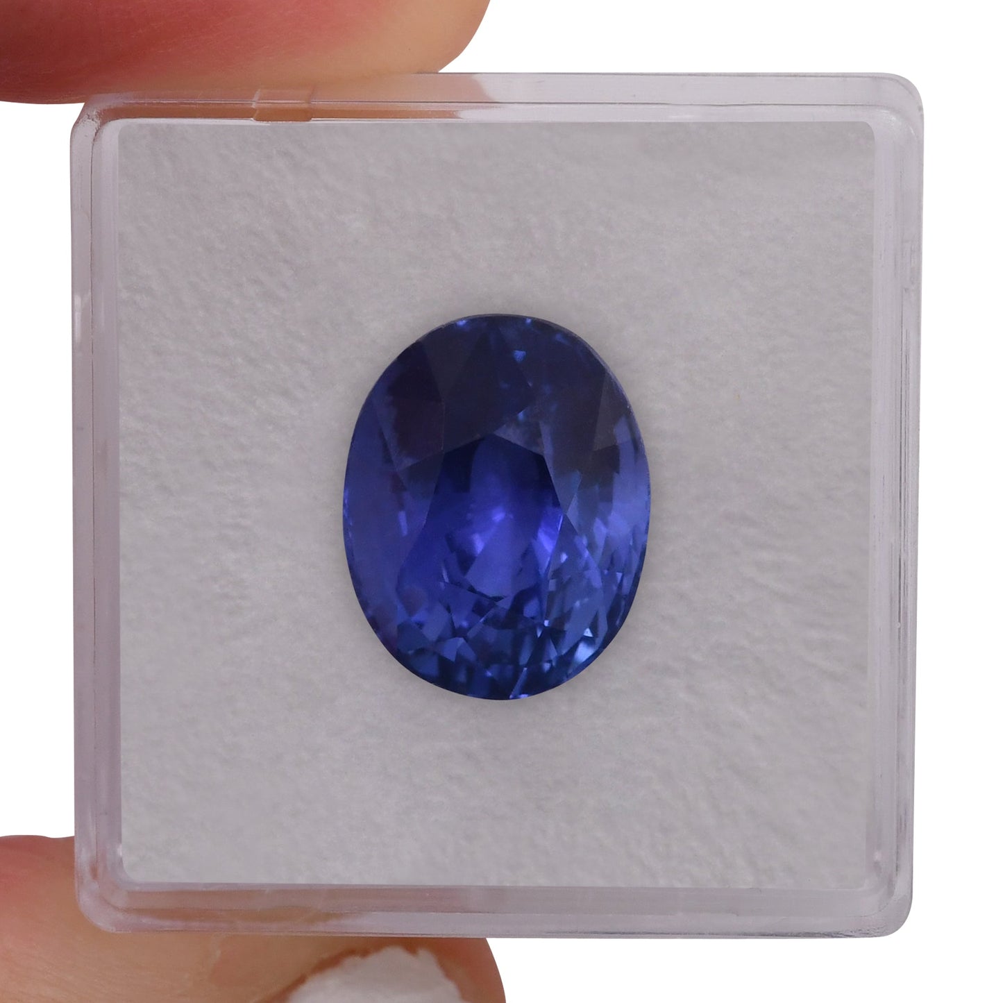 9,28 Karat blauer ovaler Saphir aus Sri Lanka (CD)