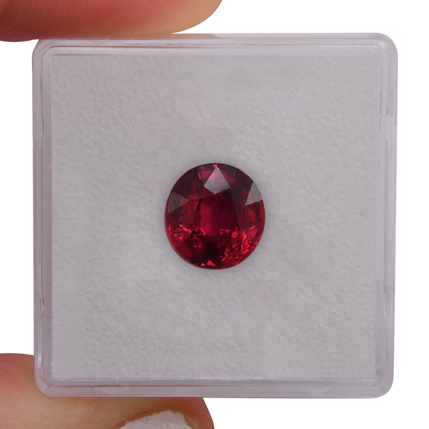 3.06 Carat Red MOZAMBIQUE Oval Ruby AGL No Heat