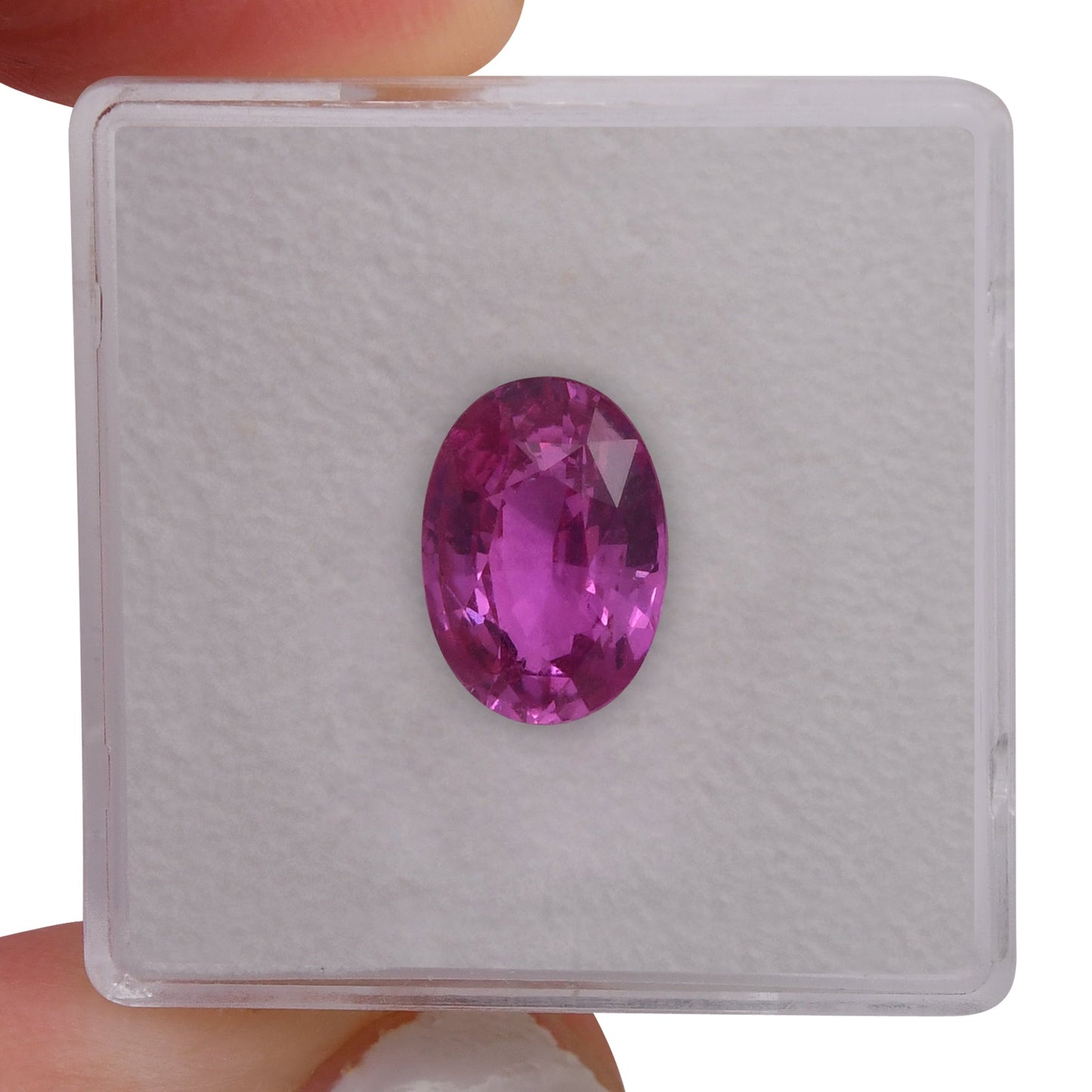3.04 Carat Pink MADAGASCAR Oval Sapphire GRS