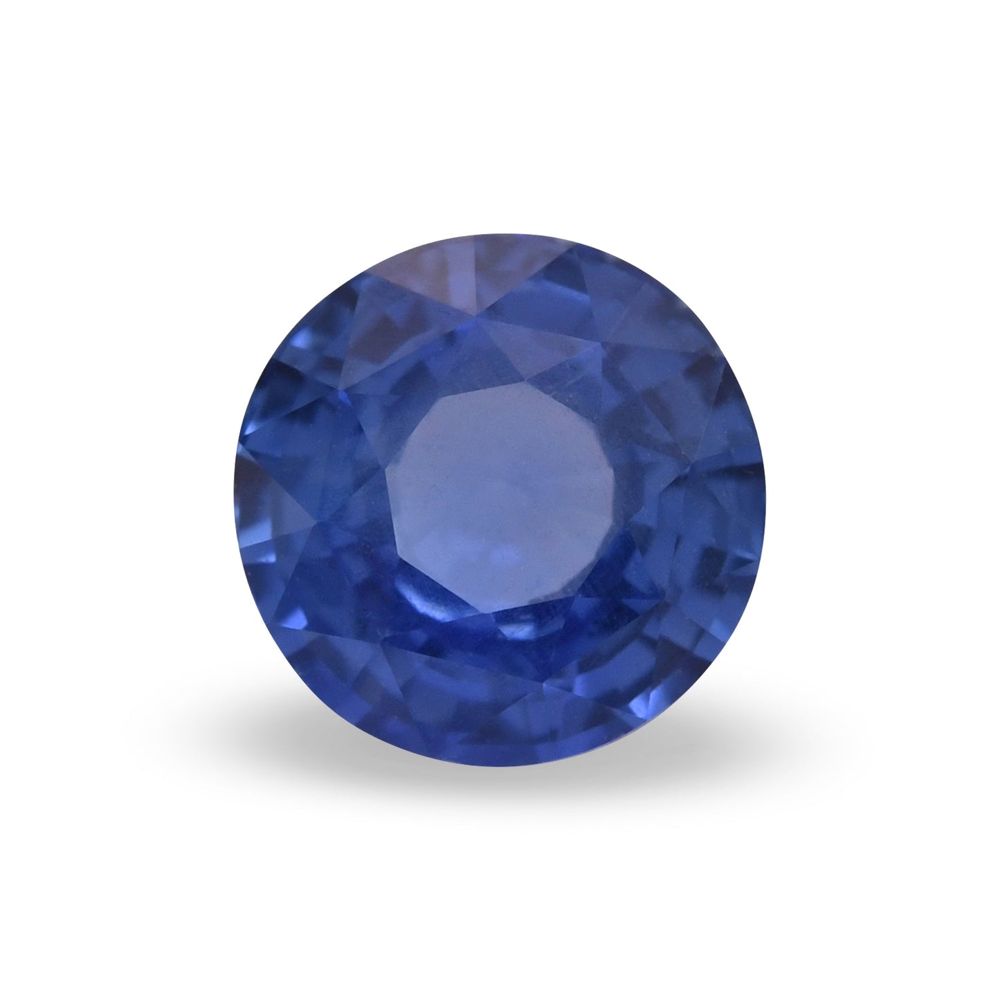 2,06 Karat blauer runder Saphir aus Sri Lanka (CD)