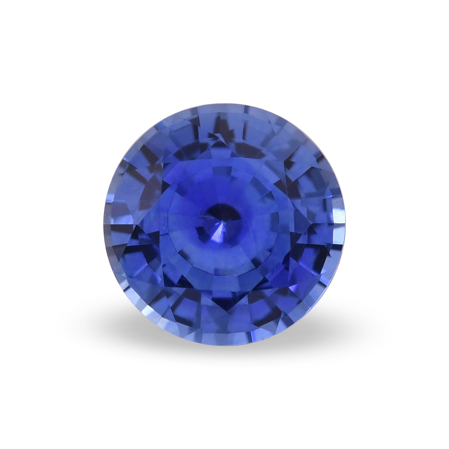 1,07 Karat blauer runder Saphir aus Sri Lanka
