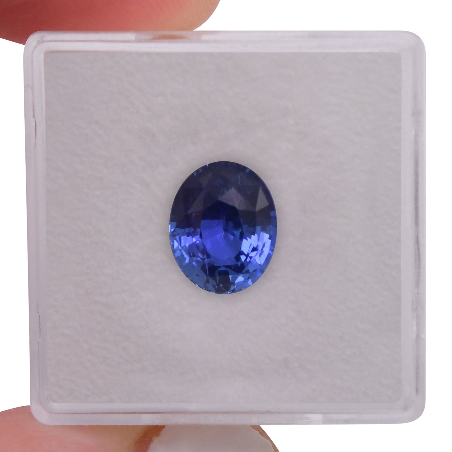 3,25 Karat blauer ovaler Saphir aus Sri Lanka (CD)