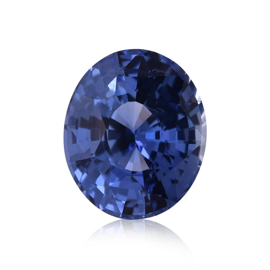 3,28 Karat blauer ovaler Saphir aus Sri Lanka (CD)