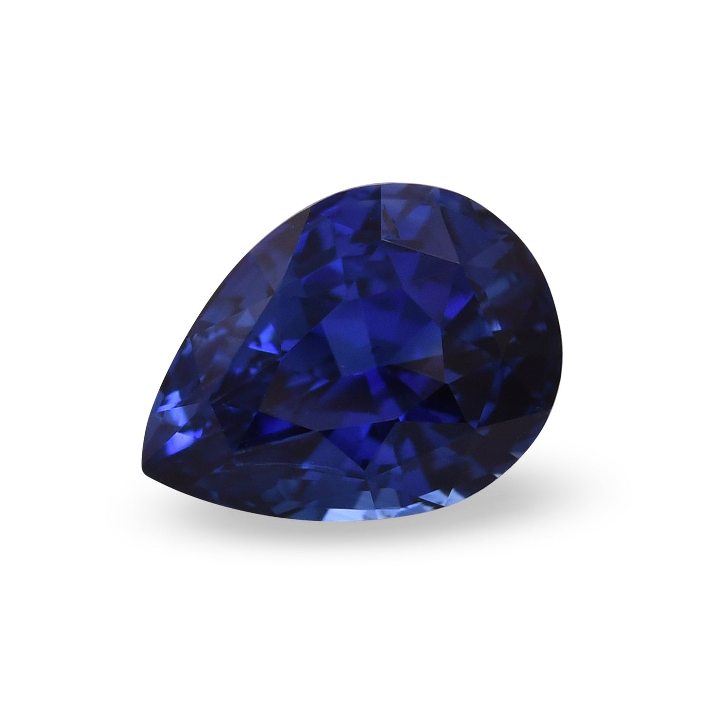 2,03 Karat blauer birnenförmiger Saphir aus Sri Lanka