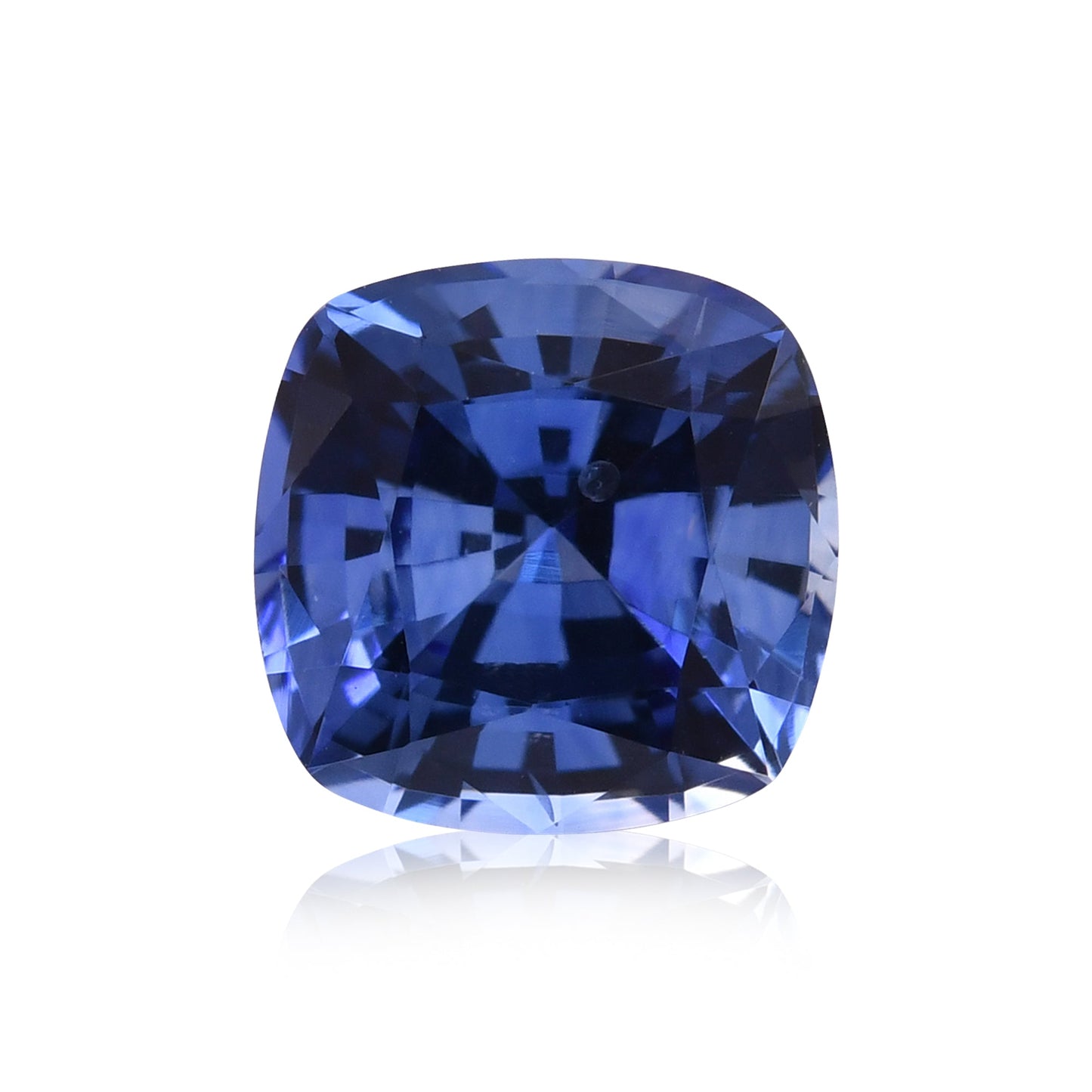 2,28 Karat blauer Kissen-Saphir aus Sri Lanka