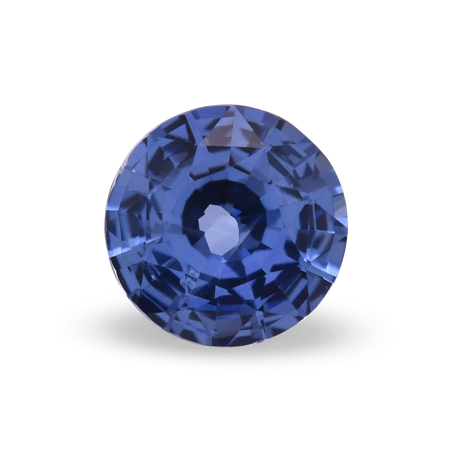 2,02 Karat blauer runder Saphir aus Sri Lanka