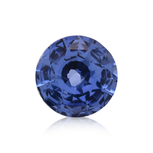 2,02 Karat blauer runder Saphir aus Sri Lanka