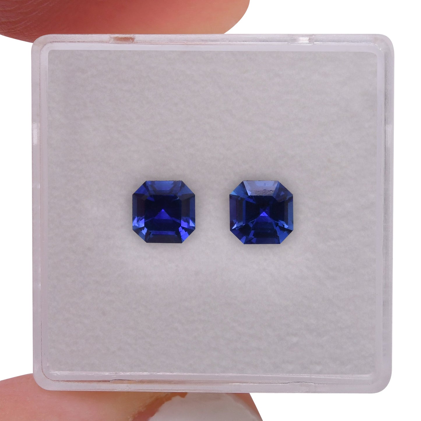 1.33 Carat Blue SRI LANKAN Sq. Emerald Sapphire