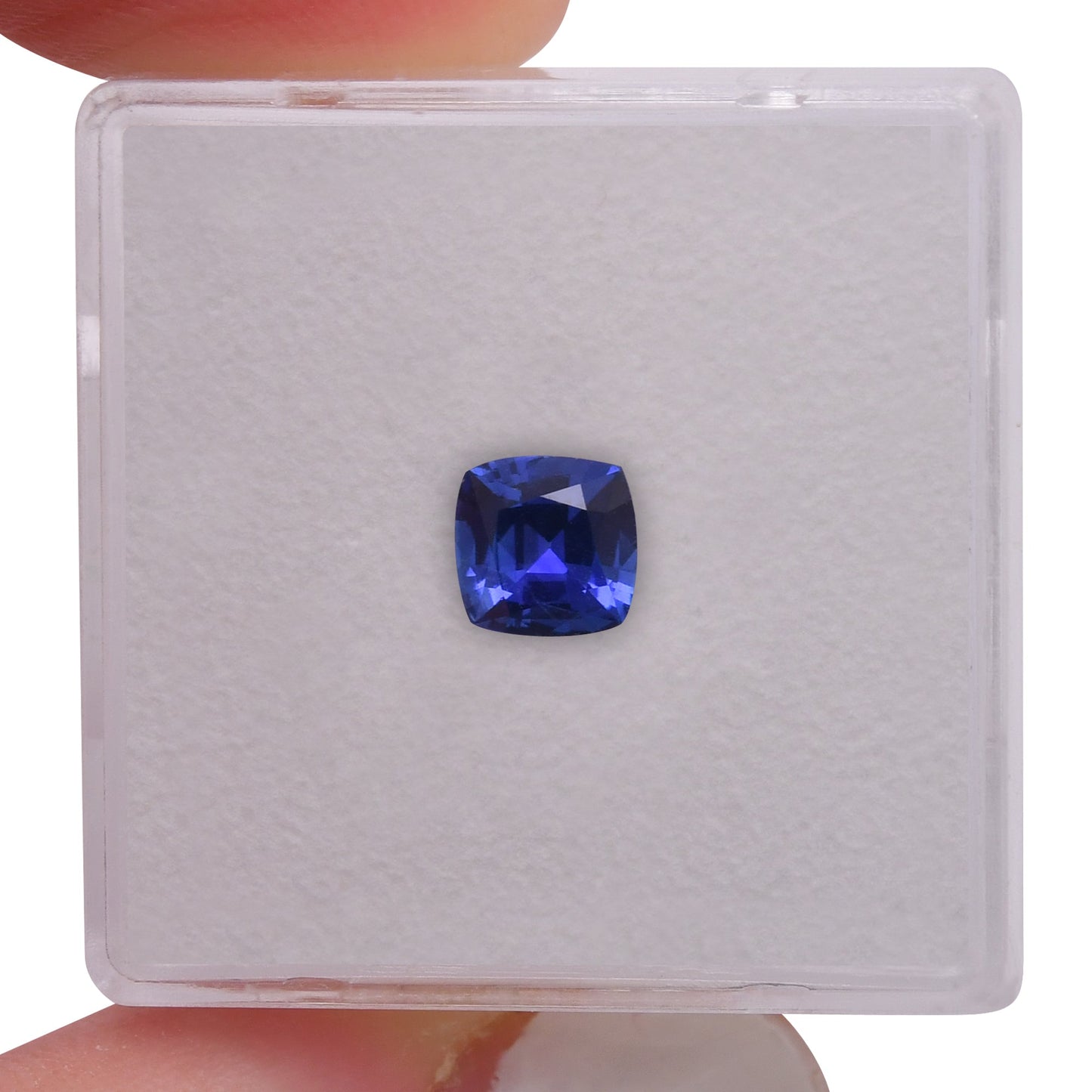 0,81 Karat blauer Kissen-Saphir aus Sri Lanka