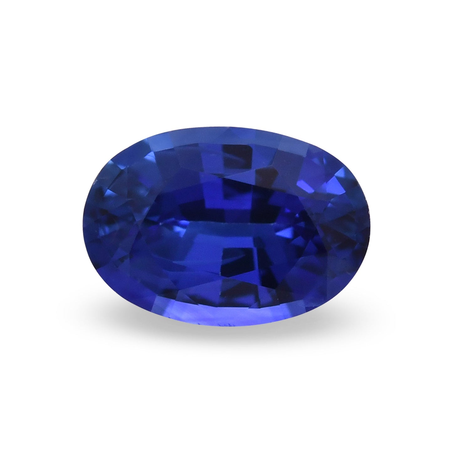 0,77 Karat blauer ovaler Saphir aus Sri Lanka