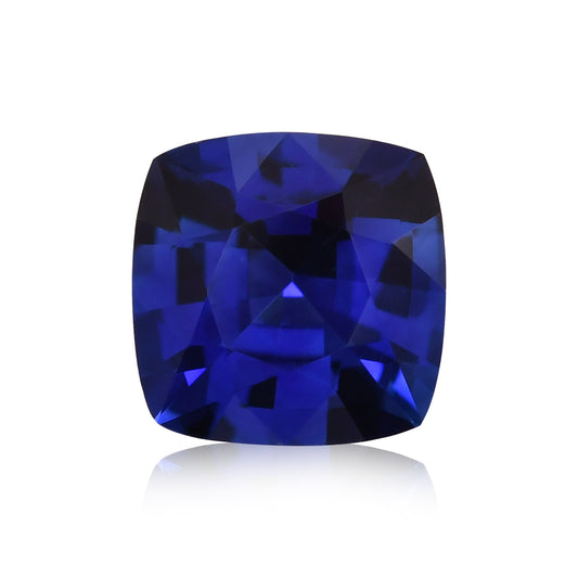 0,65 Karat blauer Kissen-Saphir aus Sri Lanka
